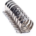thumbnail image 1 of 10PCS Stainless Steel T-Bolt Clamps Turbo Intake Intercooler Clamp Range 32-37mm for 1 Inch Hose ID, 1 of 7