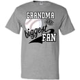 thumbnail image 3 of Inktastic Grandma and Biggest Fan- baseball family fan T-Shirt, 3 of 5