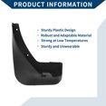 thumbnail image 4 of Guardabarros de barro únicos Bargains con accesorios de montaje para Renault Fluence 2011-2016, guardabarros delanteros y traseros, 1 conjunto, 4 of 6