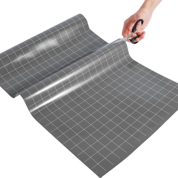 Silicone Baking Mat Roll Non Stick Oven Liner Reusable Pastry Mat Heat Resistant Baking Sheet Easily Cut 15.7x63 inch Gray