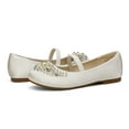 thumbnail image 6 of Dream Pairs Kids Girls Mary Jane Princess Flats Wedding Party Shoes AURORA-03 WHITE Size 7 Toddler, 6 of 6