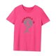 thumbnail image 3 of Camiseta de mujer con cuello redondo, ropa de calle clásica, camisetas de verano para oficina en la playa L, 3 of 7