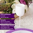 thumbnail image 5 of Impresserve 12oz. White Plastic Wine Goblet - 5 Count, 5 of 7