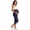 Navy, variant on QSAWXQZ Women's Maternity Capri Pants over Belly High Waist Slim Leg Stretch Cropped Pants with Pockets XL