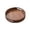 Brown-WLL-30x30x5cm, variant on Round Wooden Serving Tray With Handles Decorative Tray For Breakfast Coffee Snack Home Kitchen,Brown-30X30X5Cm
