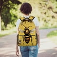 thumbnail image 6 of Lightweight Backpack Bee School Bag Travel Laptop Daypack for Men Women Casual Rucksack, 6 of 6