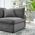 thumbnail image 7 of Modway Commix Down Filled Overstuffed Performance Velvet Corner Chair in Gray, 7 of 7