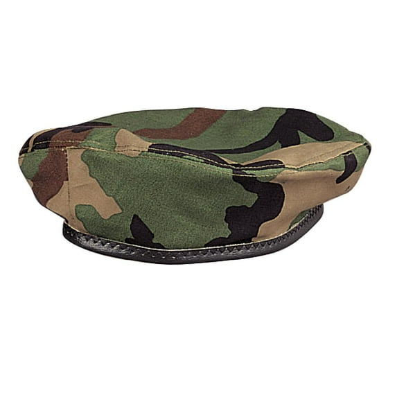 Camouflage G.I. Style Beret