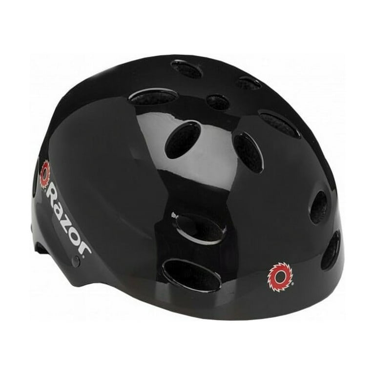Razor V17 Multi-Sport Youth Helmet, Glossy Black