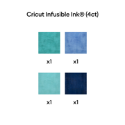 Cricut® Patterned Infusible Ink® Transfer Sheets, 12 x 12,Distressed Cool Water
