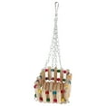 thumbnail image 2 of Miangastore Bird Climbing Toy Parrot Swing Toy Brown for Budgies 1 Set, 2 of 9