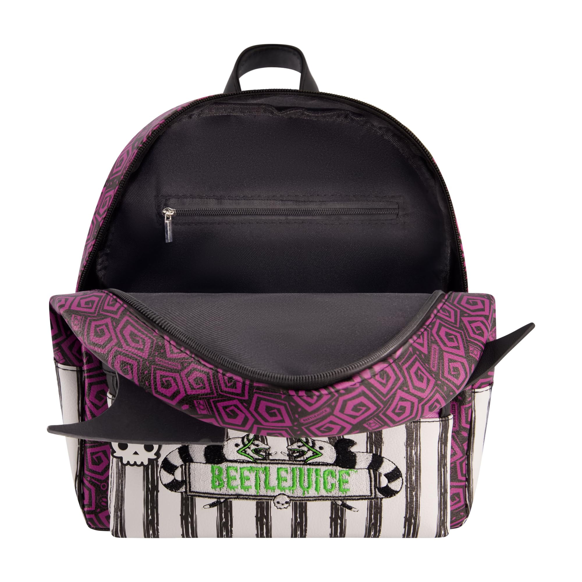 beetlejuice mini backpack walmart Beetlejuice Mini Backpack, Small Travel Bag Purse for Men and Women,  Adjustable Shoulder Straps, Multi, 11 Inch