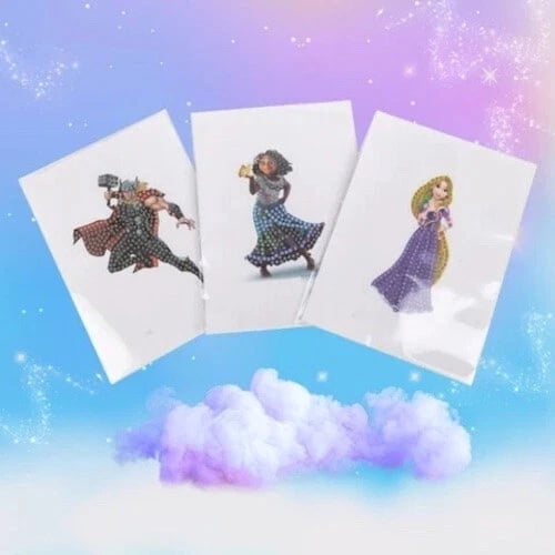 Craft Buddy Disney 100 Years of Wonder Crystal Art Sticker Starter Pack