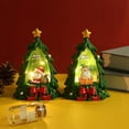 thumbnail image 2 of Árbol de Navidad decoraciones de luz escena decoración Navidad resina artesanía Día de San Valentín regalos de Navidad Sincero Electrónica, 2 of 5