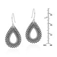 thumbnail image 3 of Balinese Inspired Elaborate Teardrops Sterling Silver Dangle Earrings | Earrings for Women | Sterling Silver Earrings | Dangle Earrings For Women, 3 of 5