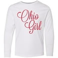 thumbnail image 3 of Inktastic Ohio Girl Long Sleeve Youth T-Shirt, 3 of 5