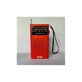 thumbnail image 1 of LMLY Portable Radio Station, Transistor Pocket Radio, Small FM AM Radio and Speaker（Red）, 1 of 3