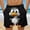 Black, variant on BRGZLK Mens Beach Shorts Summer Drawstring Waist Funny Cute Duckling Expression Print Summer Swim Trunks Novelty Beachwear Sports Vacation Shorts with Pockets