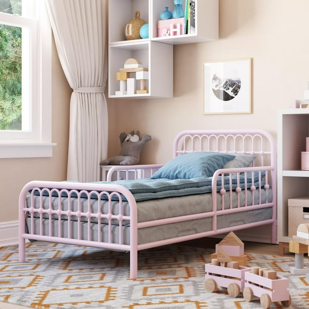 Little Seeds Monarch Hill Ivy Metal Toddler Bed Pink Walmart Com Walmart Com