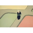 thumbnail image 2 of Sekka, Kamisaka 24x17 White Modern Wood Framed Museum Art Print Titled - Path through the fields from Momoyogusa, 2 of 4
