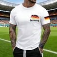 thumbnail image 2 of Daznico Worldwide Fan Short Sleeve Tee with Round Neck Featuring Front Print for Germany Supporters, 2 of 4