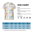 thumbnail image 2 of Wukai Zebra Colourful Youth Unisex Short Sleeve T-Shirt for Boys, Girls, Teens, and Kids-Small, 2 of 7