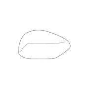 Genuine OE Infiniti Mirror Cover - 96373-5NA0H