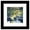 Black Framed Version, variant on Gallery Pops Lantern Press - Hot Springs National Park Arkansas Wall Art, White Framed Version, 12" x 12"