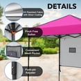 thumbnail image 5 of INTER HUT 6x4 Pop up Portable Canopy Tent, Instant Folding Sun Shelter with Carry Bag, Pink, 5 of 8