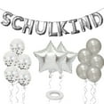 thumbnail image 1 of Star Shape Sequins Decor Balloon Kit with Ribbon School Opening Ceremony Decorative Balloons Set Party Supplies, 1 of 10