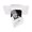 White, variant on R3ASAL-F830-BK-WAC Lighting-Aether-15.5W 3000K 85CRI 50 degree 1 LED Square Adjustable Invisible Trim in Functional Style-5.25 Inches Wide by 3.88