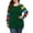 Black, variant on Vedolay Womens Tops Long Sleeve Tops Loose Plus Size Pullover Sweatshirt Green,XL