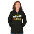 thumbnail image 4 of PACMAN Don't Be Ghosted Dating Joke Zip Up Hoodie Men's Women's Brisco Brands S, 4 of 6