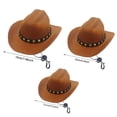 thumbnail image 2 of Pet Mini Cowboy Hat,Western Role-Play Hat For Dogs & Cats, Adjustable Halloween Party Cosplay Cap & Photo Prop New, 2 of 4