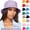 Beige, variant on Bucket Hat Foldable Summer Sun Hat Travel Beach Fishing Hat Outdoor Bucket Cap for Women Men