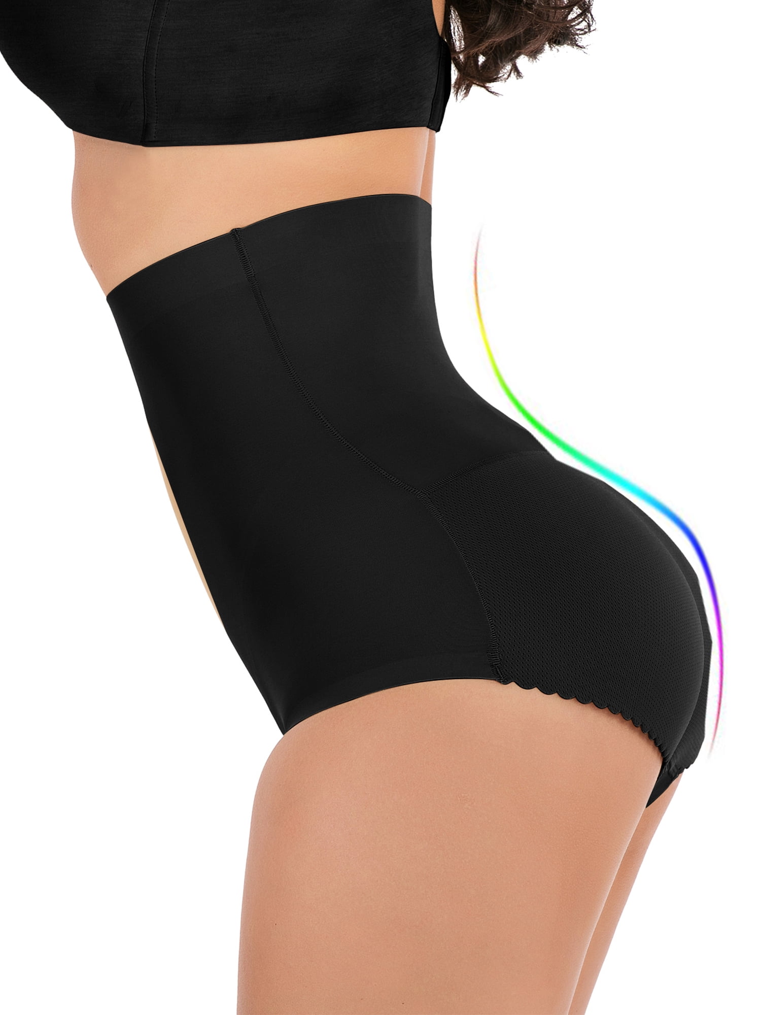 LELINTA Women's Butt Lifter Shapewear Seamless Tummy Control Padded