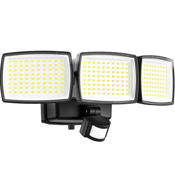 Luces exteriores con sensor de movimiento AIXPI 1500LM IP65, paquete de 1 unidad