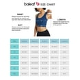 thumbnail image 2 of BALEAF Women's Ribbed Cropped Tank Tops Sleeveless Cropped Tops Double Layered Blue XXL, 2 of 5