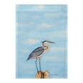 thumbnail image 2 of Betsy Drake FL627 Blue Heron on Stump Flag - 12.5 x 18 in., 2 of 2