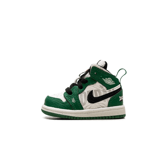 Jordan TODDLER Jordan 1 Mid SE TD "Overbranded" HF3201 300 from Stadium Goods