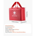 thumbnail image 6 of KFFKFF Comprehensive First Aid Kit, 420 Pieces, Durable 600D Nylon Survival Bag, Emergency Medical Supplies for Home, Car, Office, Travel, Camping, Truck, Hiking, Sports, and Outdoor Situations, 6 of 8