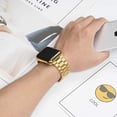 thumbnail image 6 of Apple Watch 7 41mm 45mm 6 5 4 3 2 1 SE Stainless Steel iWatch Band with Full Case, 6 of 6
