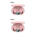 thumbnail image 2 of Seitruly Bluetooth-compatibilidad 5.0 Auriculares Inalámbricos Impermeables Estuche de carga en la oreja Pantalla LED Caminar Manos libres Auricular de Rosado 2piezas, 2 of 6