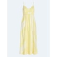 thumbnail image 4 of Free Assembly Women's and Women's Plus Striped Cotton Maxi Dress, with Cut Out Back, Sizes XS-4X, 4 of 4
