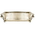 thumbnail image 6 of Decozen Bathroom Tray Rectangular Metal Plated & Gold Finished, Leaves & Wildflower Brass Handles, Vanity Tray - The Wild Flower, 6 of 9