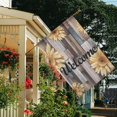 thumbnail image 3 of Spring Summer Sunflower Garden Flag 28x40 Inch Double Side for Outdoor Courtyard Garden Decor Flowers Welcome Holiday Flag for Outside Decoration, 3 of 6