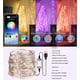 thumbnail image 5 of Guirnalda de luces LED USB Bluetooth de 5 m y 50 LED para decoración de árbol de Navidad, control remoto por aplicación, color resistente, sincronización con música., 5 of 5