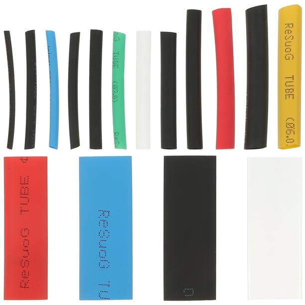 580 unidades de tubos termorretráctiles para envolver cables, fundas para cables eléctricos, tubos termorretráctiles para envolver cables.