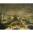 thumbnail image 2 of Jacob Grimmer 14x12 Black Ornate Wood Framed Double Matted Museum Art Print Titled: The Massacre of the Innocents, 2 of 5
