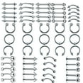 thumbnail image 1 of 60PCS Body Piercing Set Universal Piercing Jewelry Set Body Jewelry Set, 1 of 10